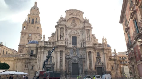 Arrancan las obras de restauración en la Catedral de Murcia