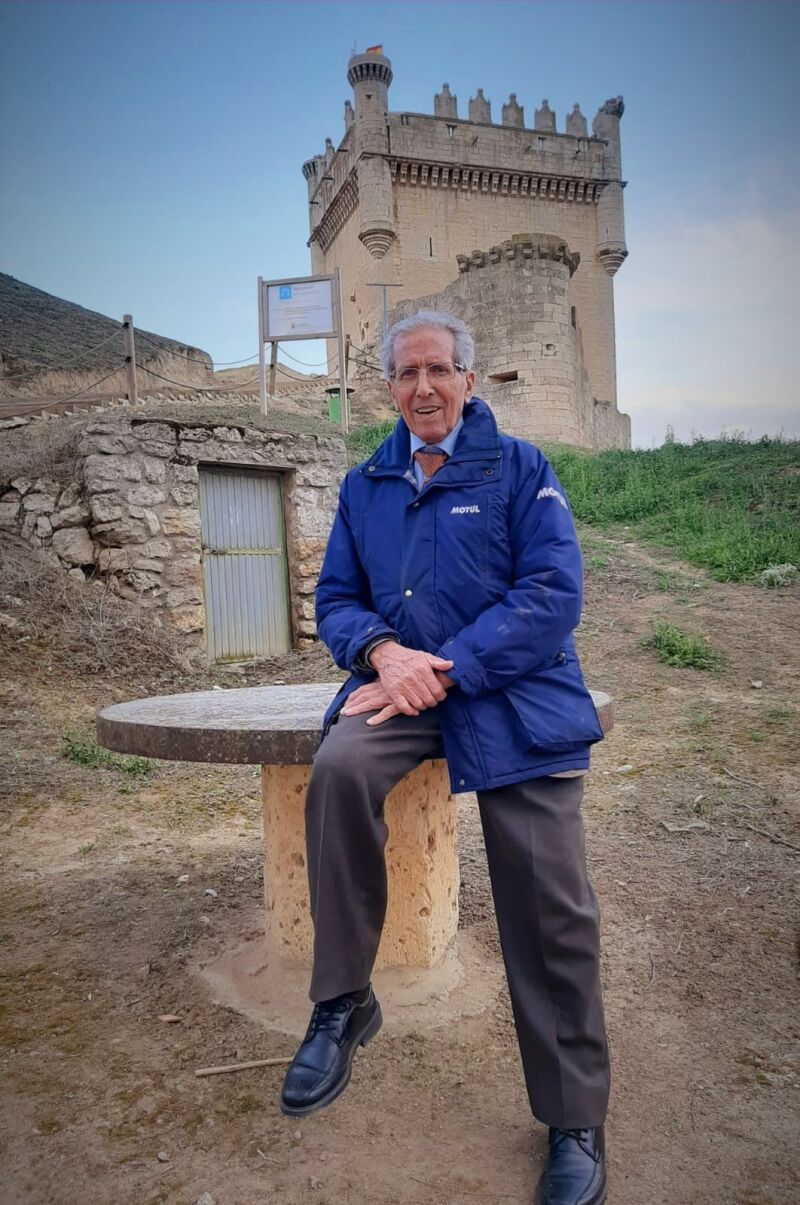 Federico Martín Bahamontes en Villanueva de San mancio
