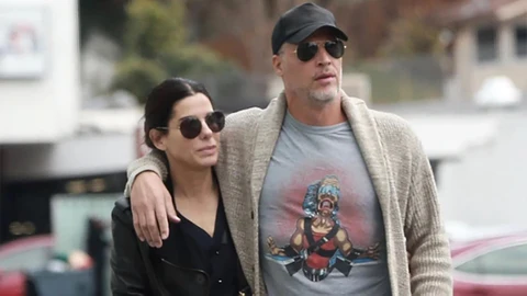 La actriz ganadora del Oscar, Sandra Bullock, junto a su pareja, el fotógrafo Bryan Randall