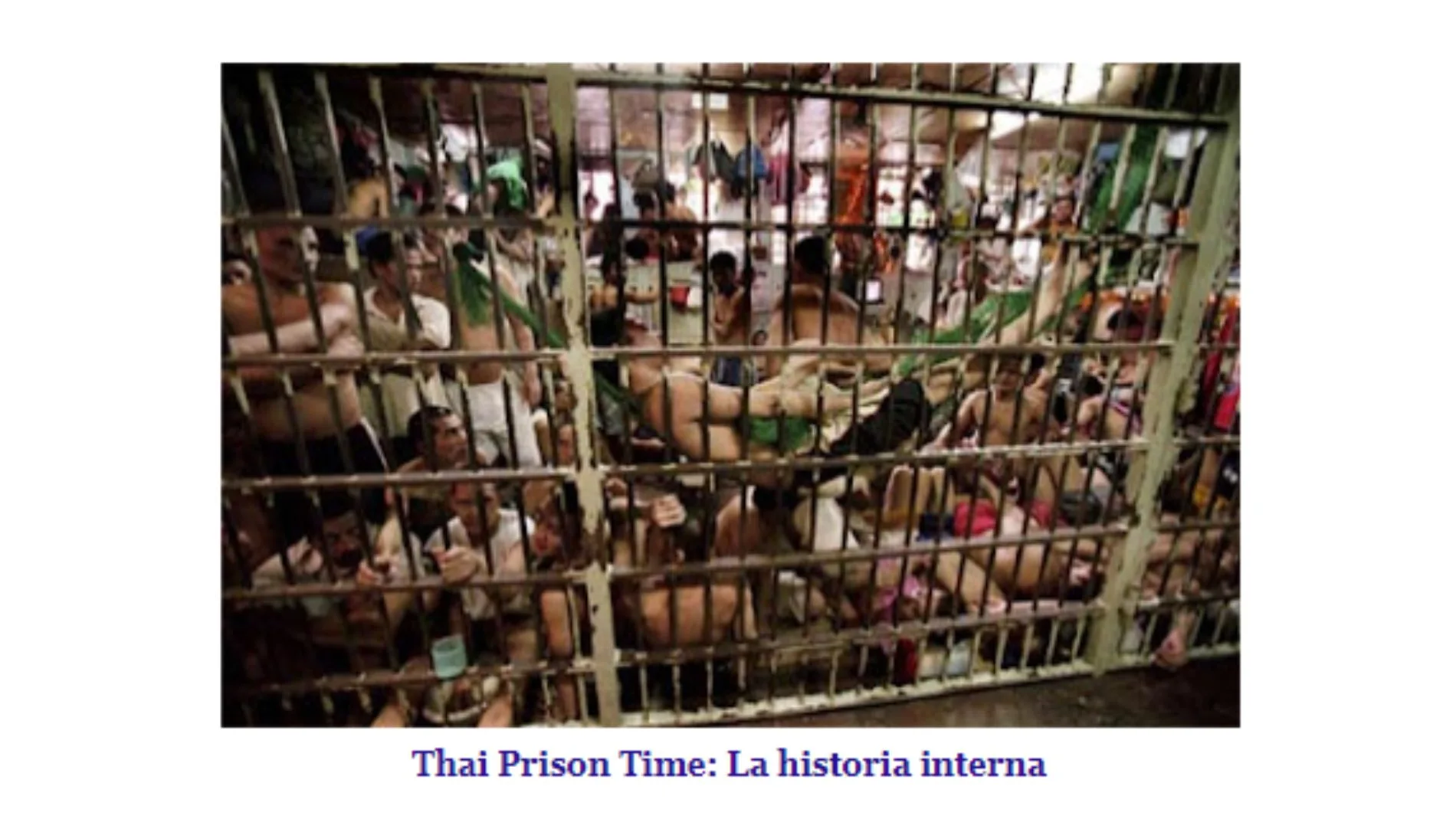 Así es la prisión de Koh Samui en una fotografía de 2016 del blog de Mia Escobud