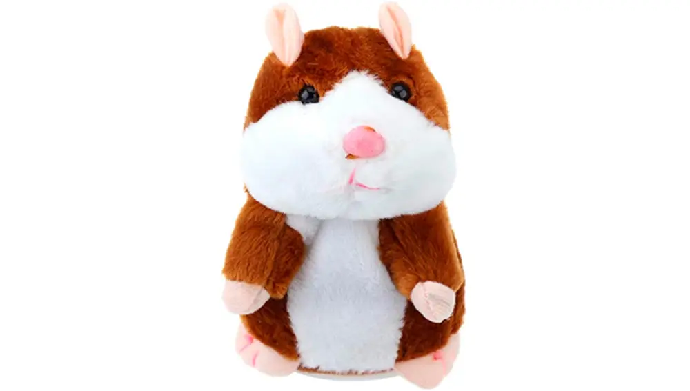 Un peluche de hámster que registra y repite lo que dices.