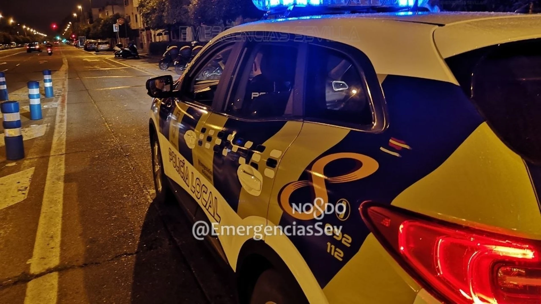 Un vehículo de la Policía Local de Sevilla