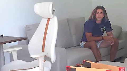 A handout photo made available by Royal Thai Police shows Spanish chef Daniel Jeronimo Sancho Bronchalo, 29, sitting next to evidence, after he was arrested for murder and dismembering the body of a Colombian man, at a hotel in Koh Phangan island, Surat Thani province, southern Thailand