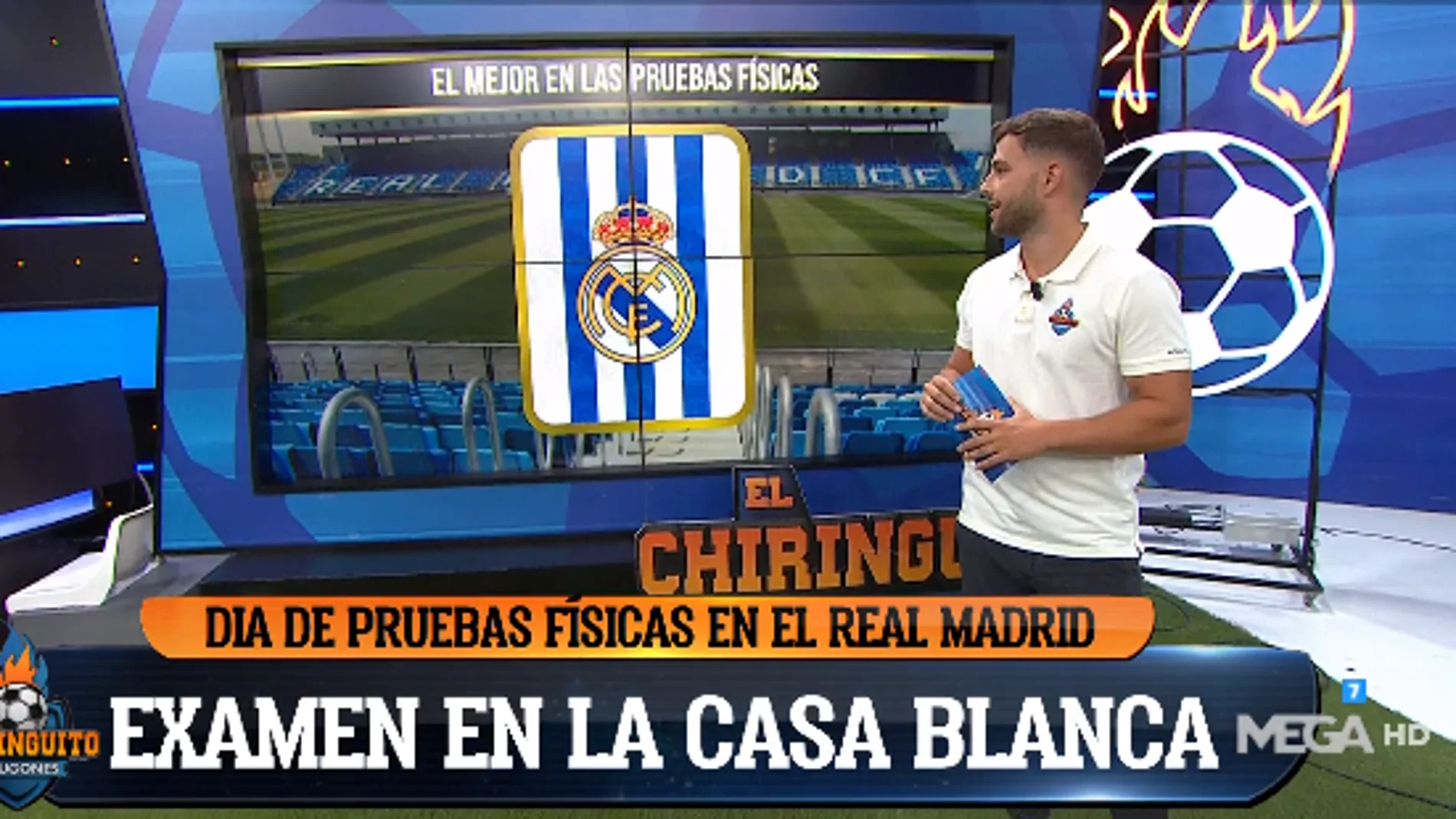 El Chiringuito desvela los resultados del test físico del Real Madrid