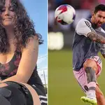 Amanda y Leo Messi