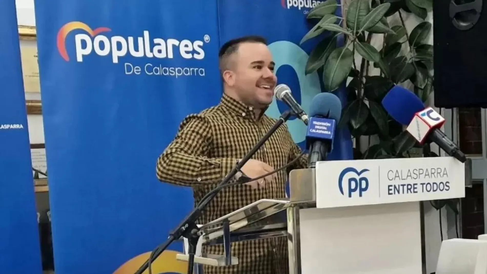 El concejal del Partido Popular de Calasparra, Andrés Marín