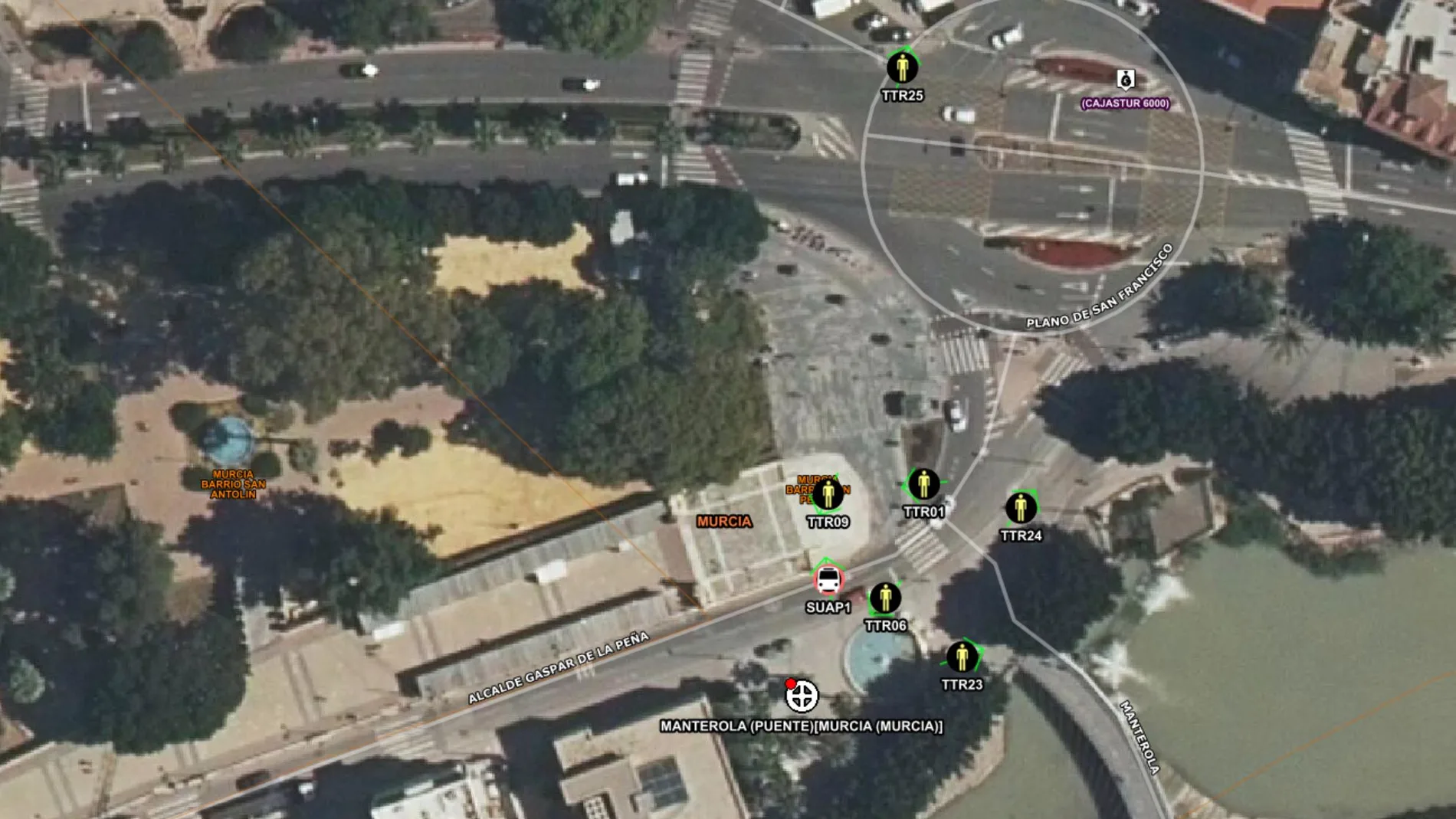 Se ha encontrado el cuerpo la fuente junto a la Pasarela de Manterola