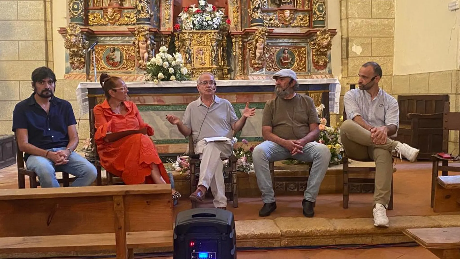 Filandón en la iglesia del pueblo de Villacintor