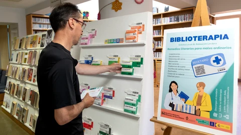 Iniciativa 'Talonario de recetas para la medicación lectora' de la Biblioteca Municipal de Peñaranda de Bracamonte