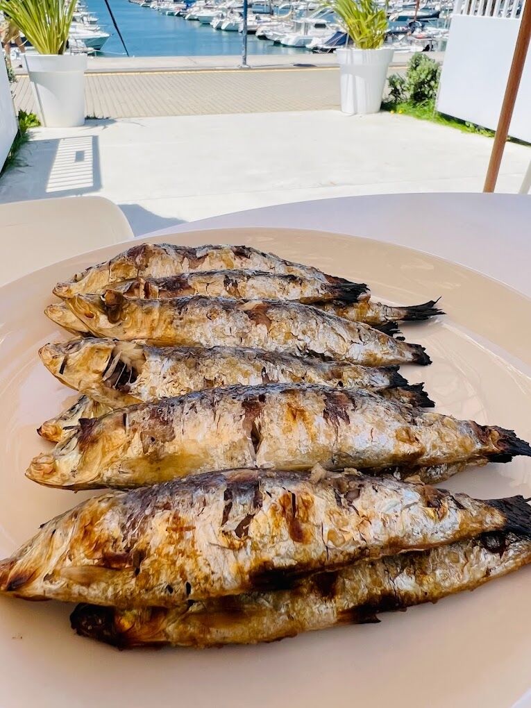 Sardinas, plato de Nacho Solana