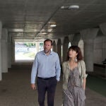 Óscar Puente y Ana Redondo visitan el Paso de Panaderos