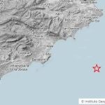 El Cabo de Palos registra un terremoto de 1,7 grados frente a la costa de Benidorm