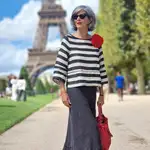 Carmen Gimeno con el look más parisino de Zara