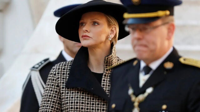 La princesa Charlene y Alberto de Mónaco