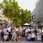 El acto del quinto aniversario de los atentados del 17A en Barcelona