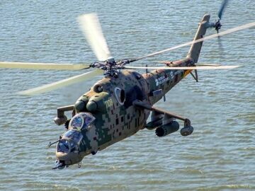 Llega a Bielorrusia la primera partida de helicópteros de asalto rusos Mi-35