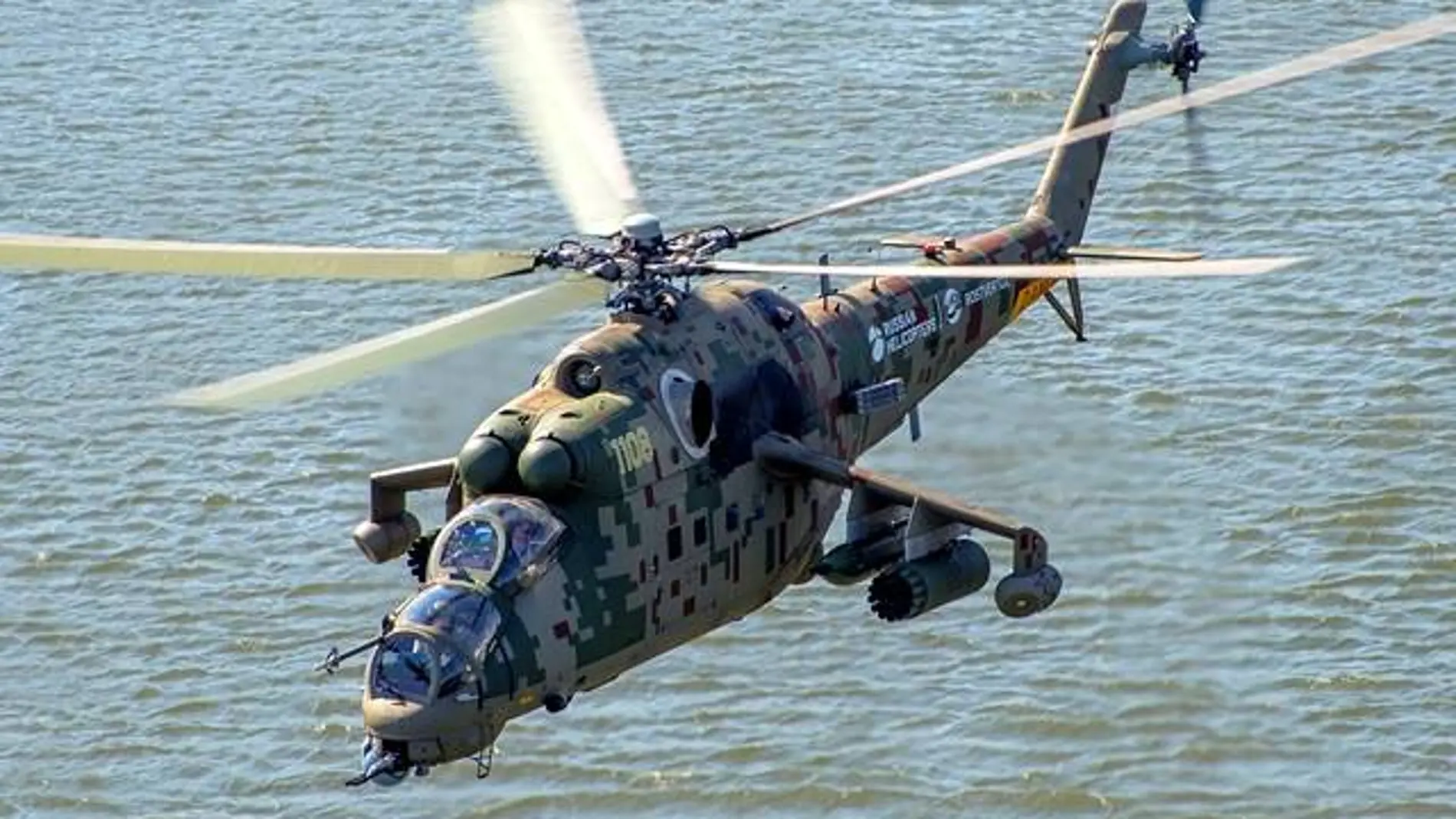 Llega a Bielorrusia la primera partida de helicópteros de asalto rusos Mi-35