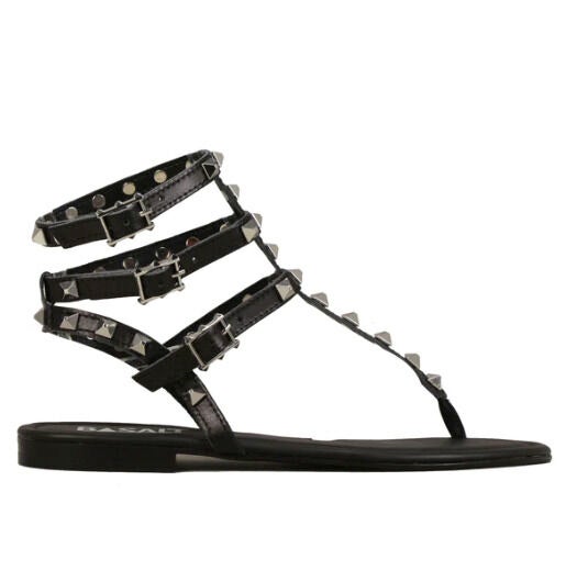 sandalia mada black silver 123 Mada Black Silver Sandal