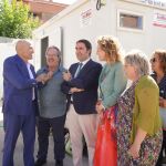 Suárez-Quiñones durante la visita al nuevo centro cívico de Zamora
