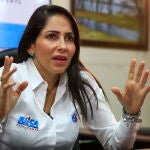 Luisa González, la candidata correísta, ofrece rescatar a Ecuador de las manos del crimen