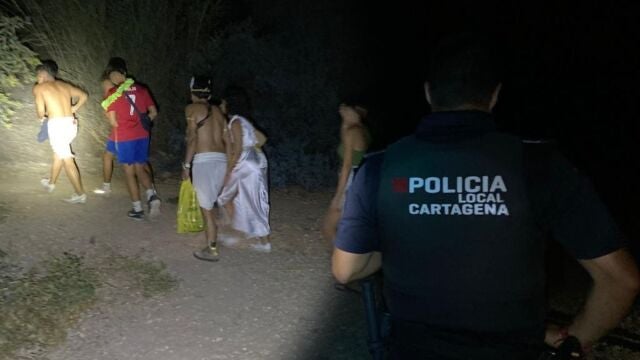 Policía Local de Cartagena interpone 250 denuncias hasta el pasado fin de semana, 160 de ellas por hacer botellón