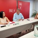 El secretario general de los socialistas valencianos, Ximo Puig, durante la Ejecutiva de hoy