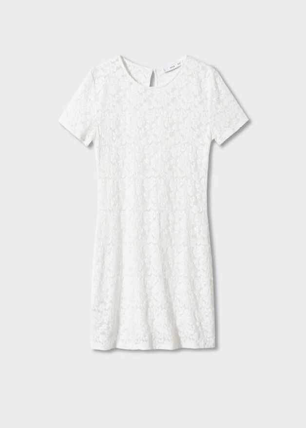 vestido corto guipur 123 Short guipure dress