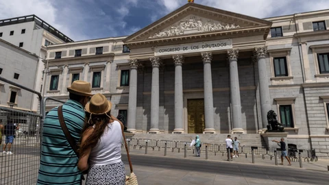Fachada del edificio del Congreso de los Diputados