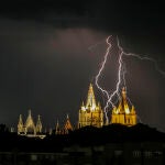 Tormenta veraniega en León