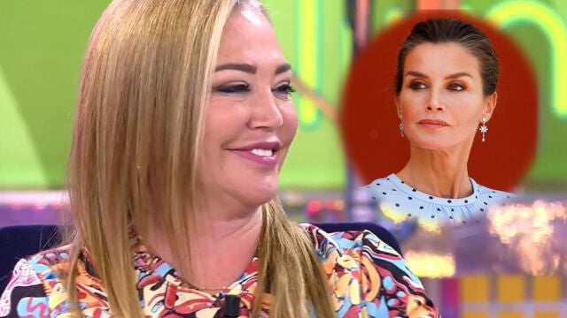 Belén Esteban y la Reina Letizia