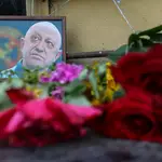 Informal memorial in memory of Wagner group chief Prigozhin in Rostov-on Don
