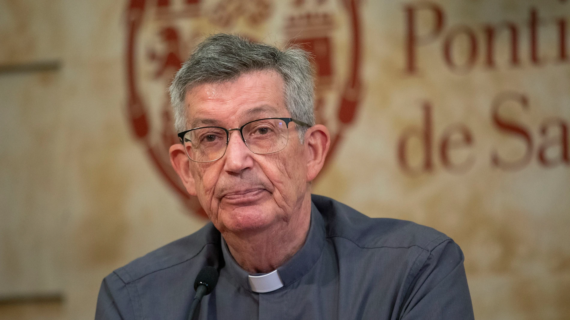 El nuevo rector de la Universidad Pontificia de Salamanca, Santiago García-Jalón de la Lama