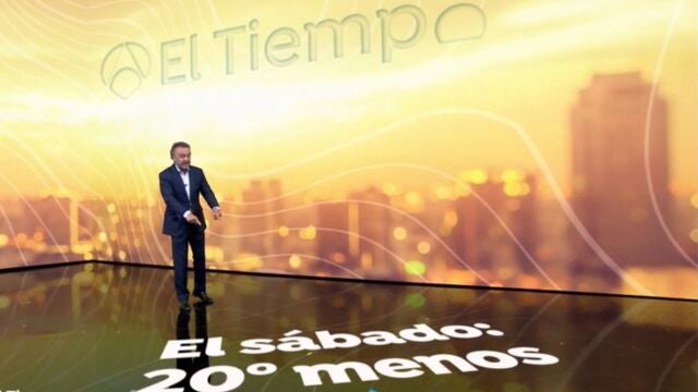 Roberto Brasero asegura que el sábado podría hacer "20º menos"