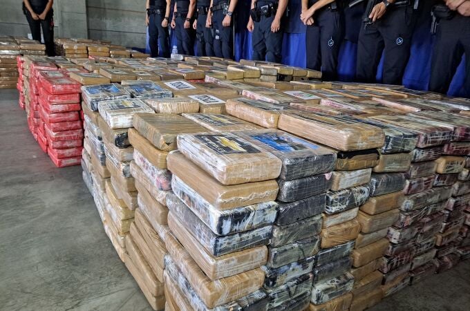 Cádiz.-Sucesos.-AV.-Intervienen 9.436 kilos de cocaína en Algeciras en un golpe histórico al narcotráfico en España