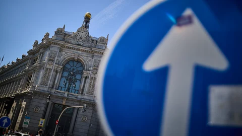 Fachada del edificio del Banco de España.