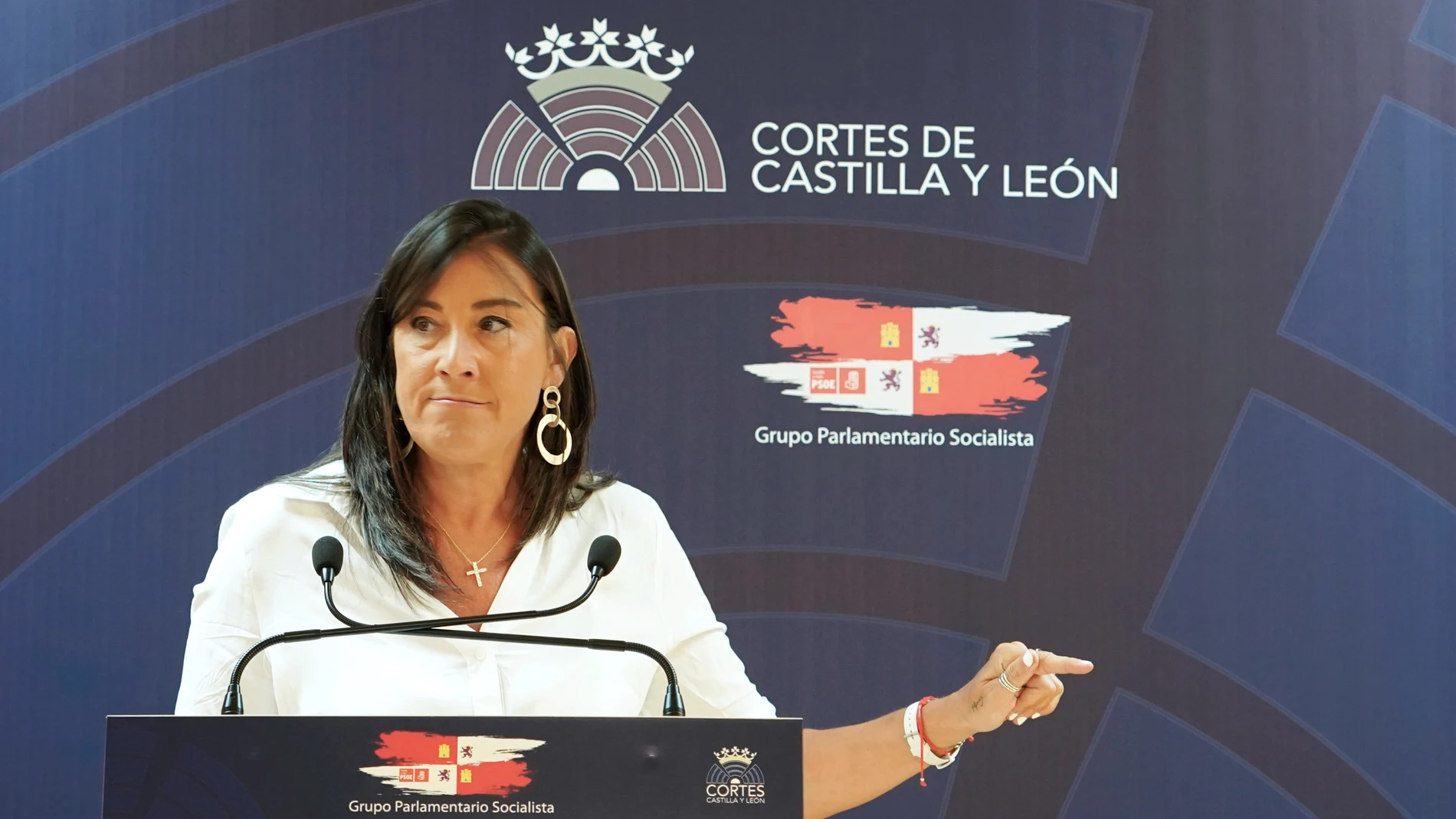 La vicepresidenta segunda de las Cortes y La secretaria de Organización del Partido Socialista de Castilla y León, Ana Sánchez, analiza la actualidad ante el inicio del curso político 2023-2024