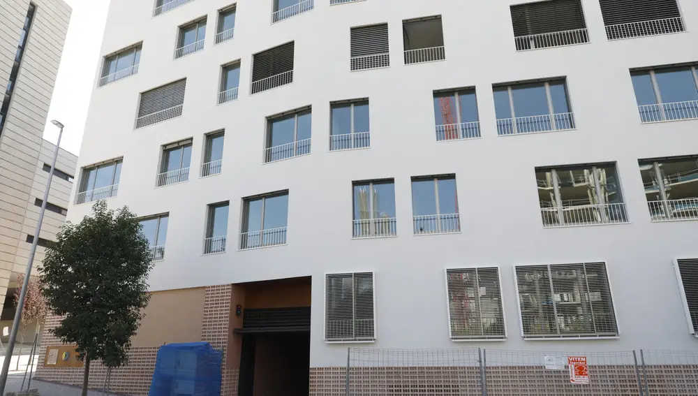 Así es la fachada de los pisos &quot;asequibles&quot; impulsados por el Ayuntamiento de Madrid
