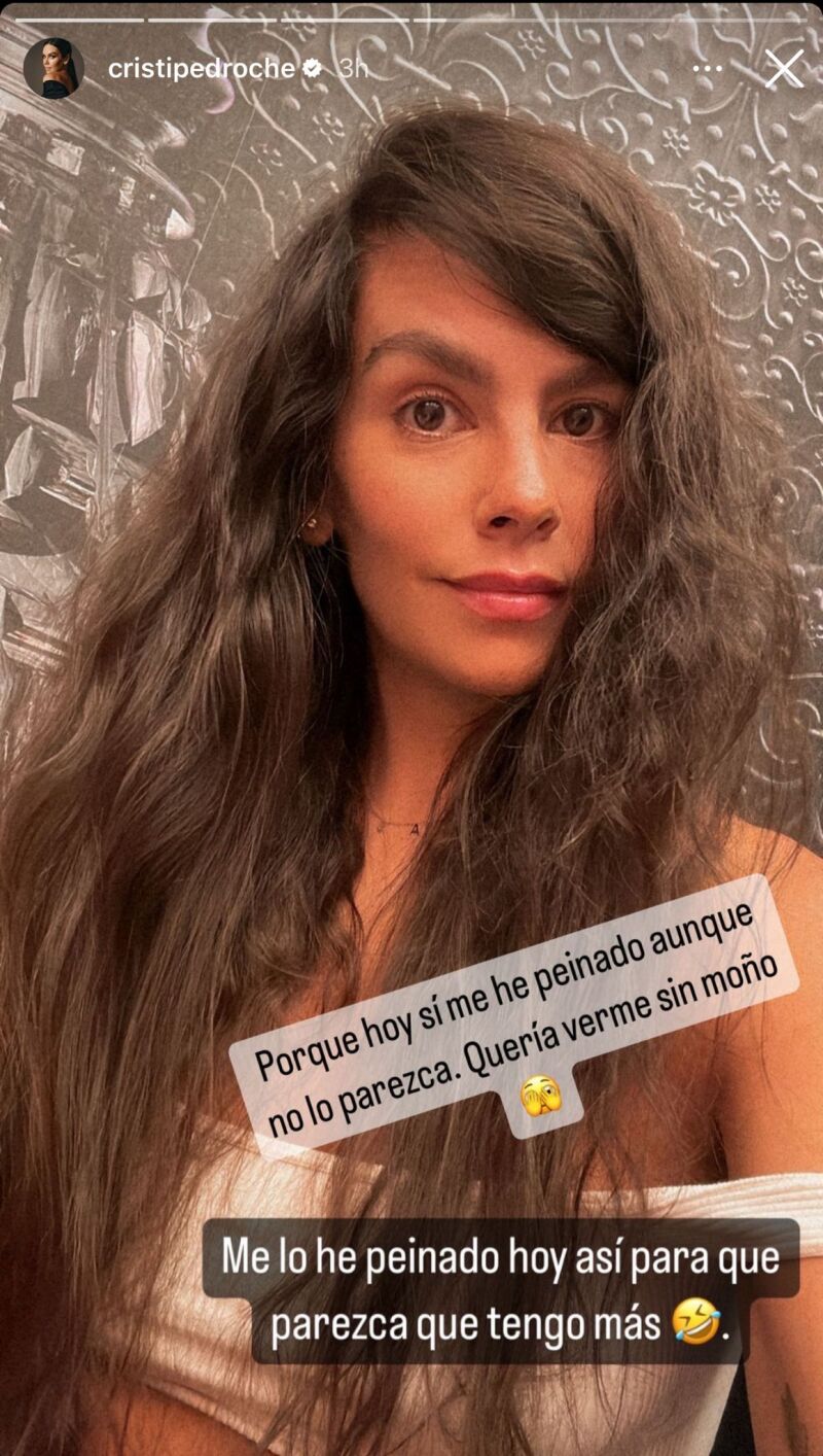 Cristina Pedroche muestra su melena sin moño