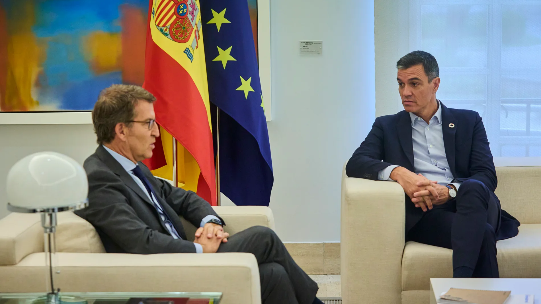 Pedro Sánchez y Alberto Núñez Feijóo