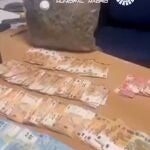 Detenido un hombre con un kilo de marihuana en su coche y casi 15.000 euros