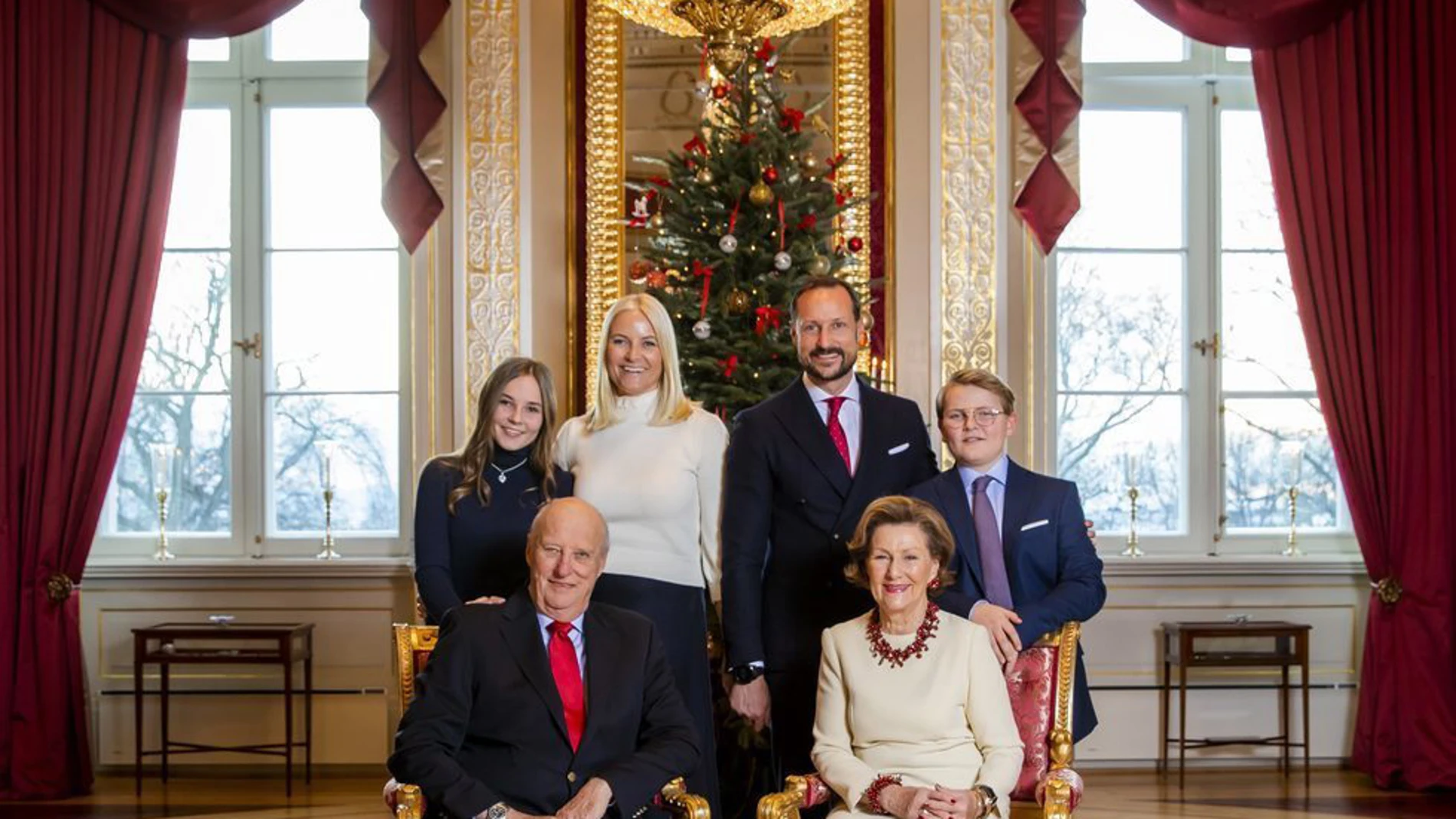 La familia real noruega