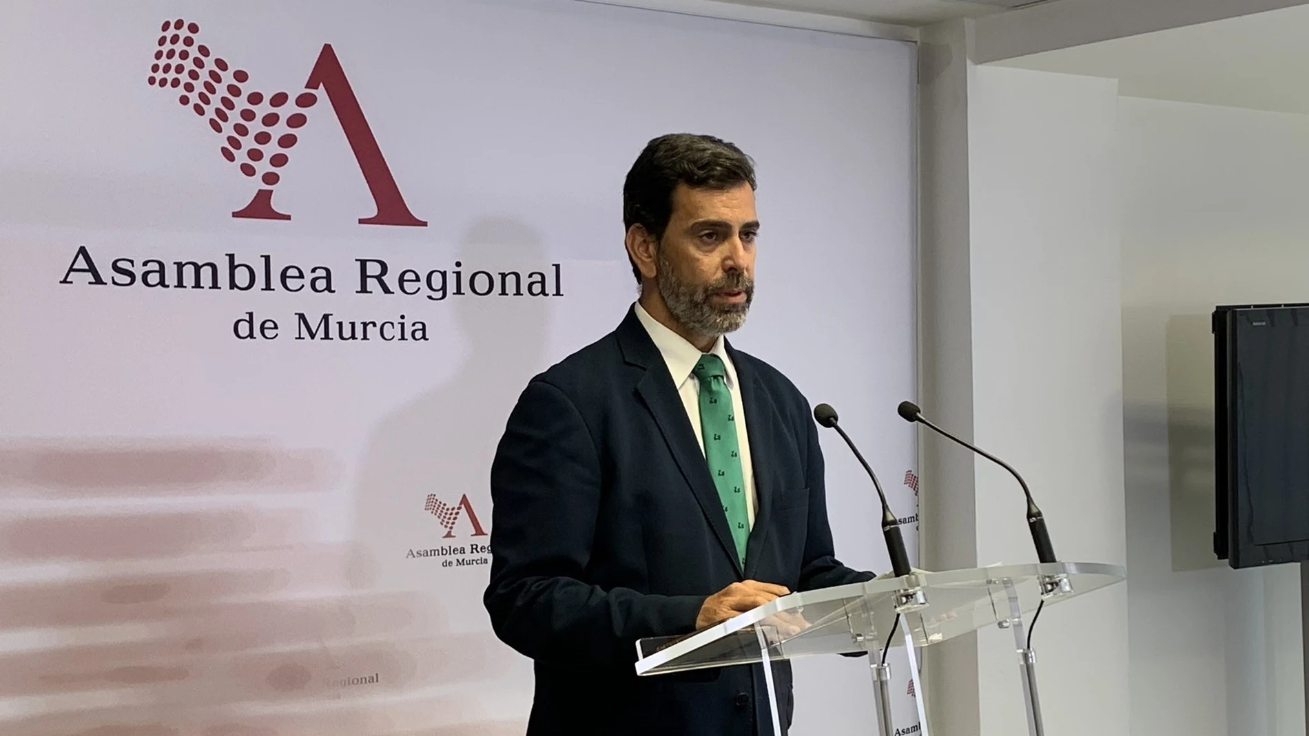 El consejero en funciones de Fomento e Infraestructuras, José Ramón Díez de Revenga