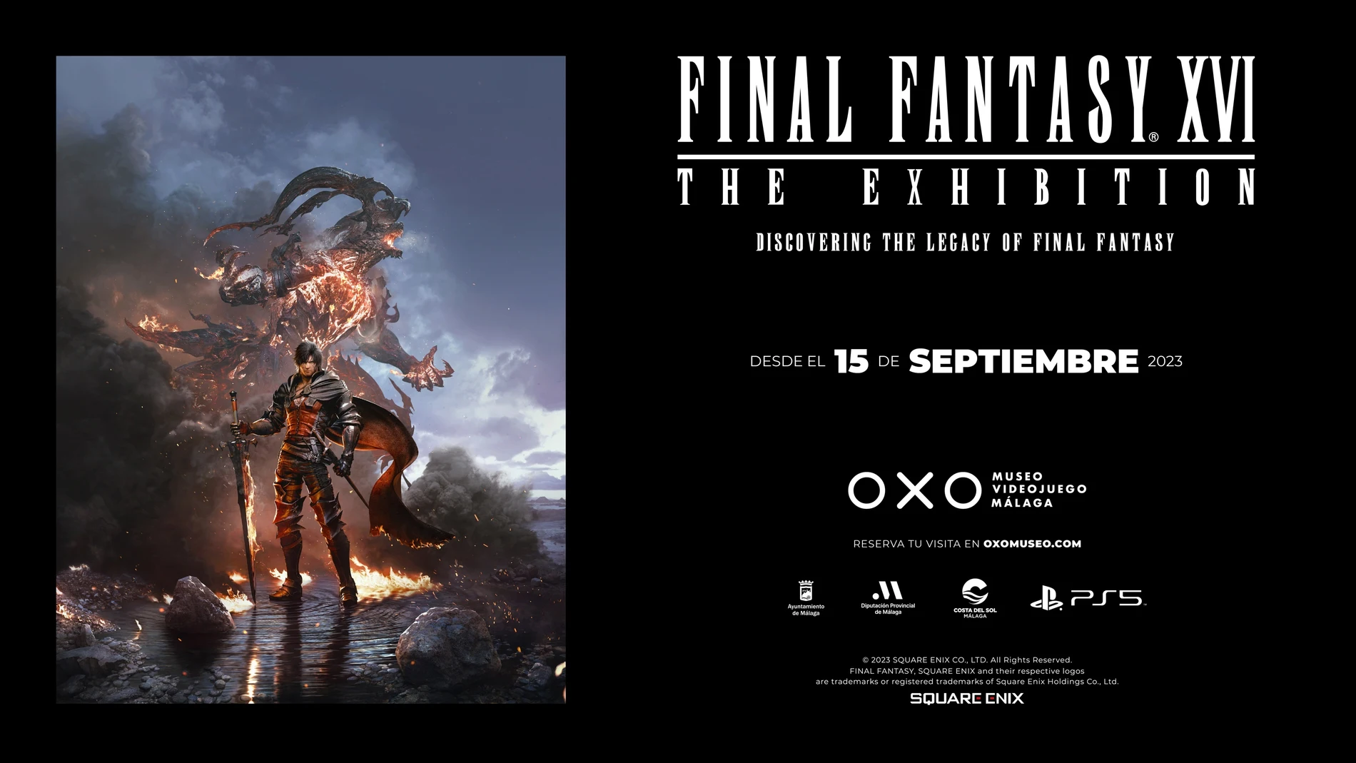 OXO Museo del Videojuego acogerá por primera vez en Europa una exposición de la saga de culto 'Final Fantasy'