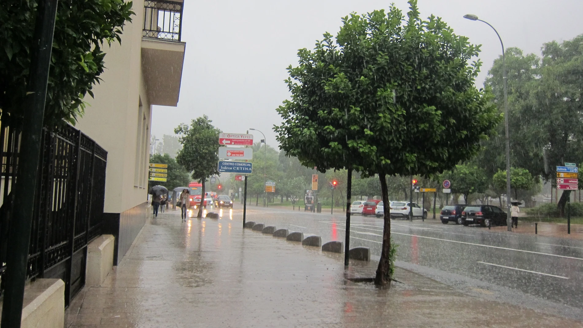 MURCIA.-La Región de Murcia estará este domingo en alerta amarilla por lluvias y tormentas