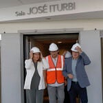 La alcaldesa de Valencia, María José Catalá, ha visitado esta mañana el recinto musical valenciano