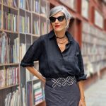 Carmen Gimeno con look de Zara. 