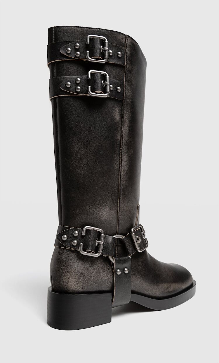 Biker boots.