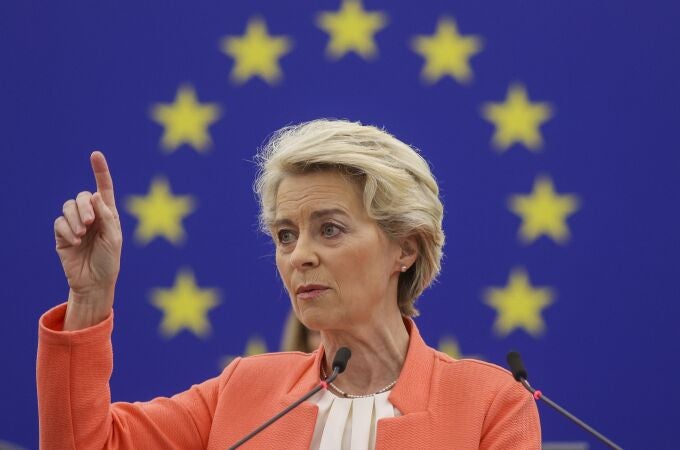 La presidenta de la Comisión Europea, Ursula von der Leyen