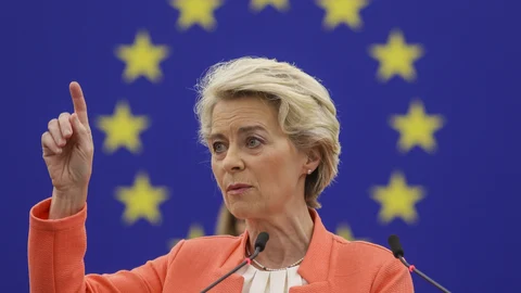 La presidenta de la Comisión Europea, Ursula von der Leyen