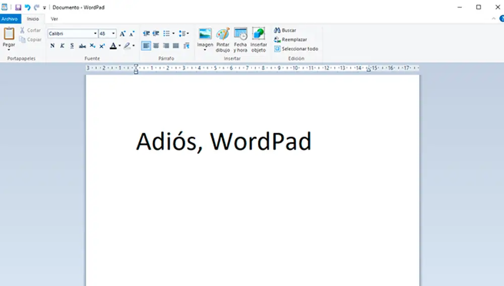 Tras 28 años, Microsoft decide eliminar WordPad de Windows.